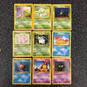 Pokemon lot of 9 Basic Pokemon